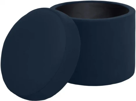 Пуф Barrel малый ОГОГО (арт.333914), (Ткань/Синий)