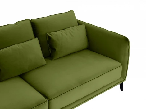 Диван Amsterdam трёхместный ОГОГО 342352 (зеленый)
