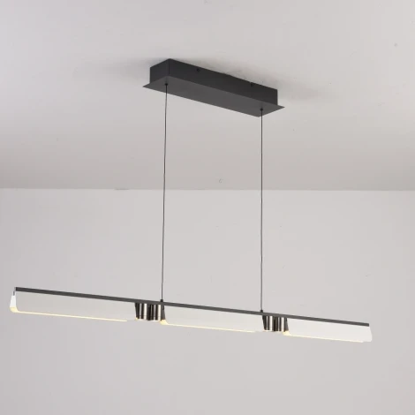 Подвесной светильник iLedex Vision 9309D-1200-2 WH+BK (220V, на проводе)