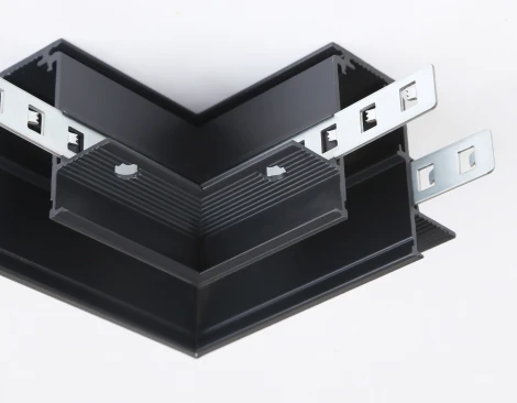 Коннектор угловой для встраиваемого магнитного шинопровода TRACK SYSTEM GL3354