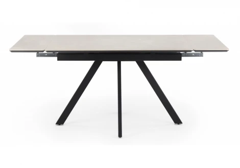 Кухонный стол Notta Вилли 120(180)х80 сarmen light grey / черный