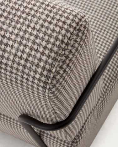 Кресло La Forma (ex Julia Grup) Gamer (Коричневый,Бежевый/ Сталь,ДСП,Акрил,Сосна,Пенополиуретан,Металл,Пена)