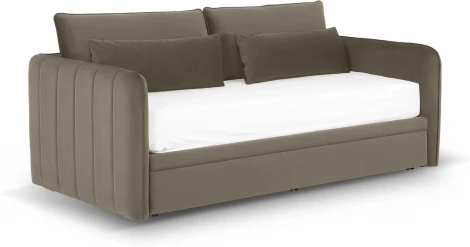 Кушетка Vicari ОГОГО (арт.815005), (Ткань/Светло-коричневый)