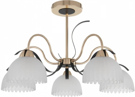 Потолочная люстра на штанге Arte Milano Napoli 327306/5 FG+BK (220V)