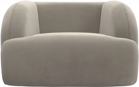 Кресло Лига-041 (Бежевый/Микровельвет) Лига Диванов арт.121935