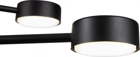 Потолочная люстра ярусная на штанге Freya Tactic FR5363CL-06B (220V, круглые)