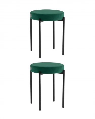 Табурет Бриф Original велюр зеленый 2 шт. Stool Group УТ000043139