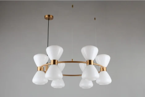 Подвесная люстра Omnilux Trevasco OML-59603-12 (220V, на тросе)