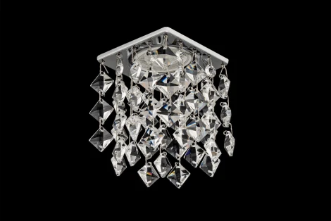 Встраиваемый светильник хрустальный Dio D'Arte Tayo Nickel GU10.5.14.8x8.103 N (220V)