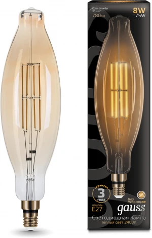 Лампочка светодиодная филаментная Gauss 155802008