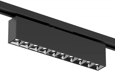 Трековый светильник однофазный 220V Denkirs Edder DK6444-BK (LED)