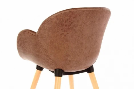 Стул Patchwork Коричневая ткань