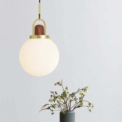 Подвесной светильник Arc Globe Шар D30 ImperiumLoft 101295-26 (191840-26) (220V, на проводе, шар)