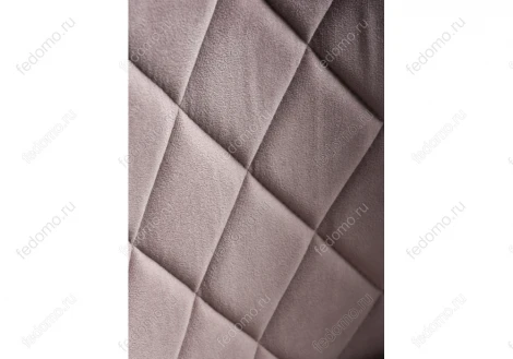 Стул Woodville на металлокаркасе Зест микровелюр розовый / белый глянец 464197