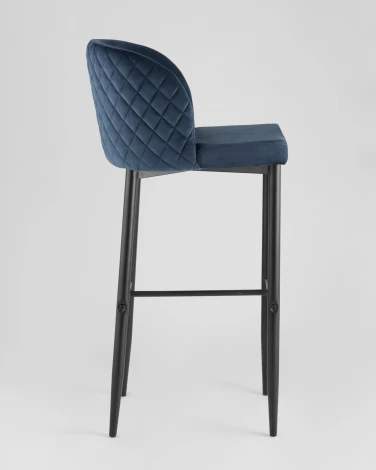 Стул барный Stool Group Оскар велюр сине-зеленый УТ000001369