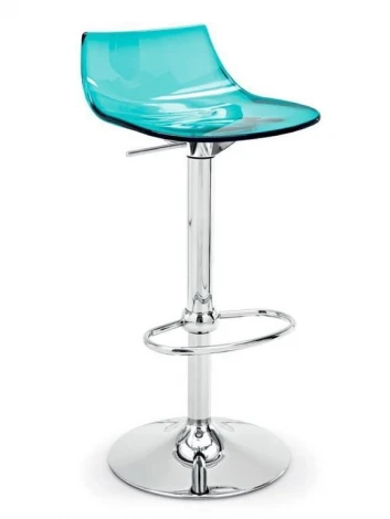 Стул барный Led Connubia Аквамариновый прозрачный P296