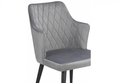 Обеденный стул на металлокаркасе Woodville Velen light gray 15028