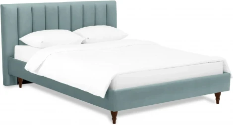 Кровать Queen II Sofia L 1600 ОГОГО (арт.577363), (Ткань/Бирюзовый)