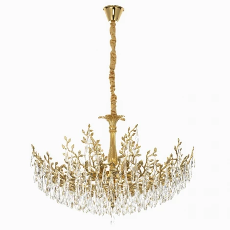 Подвесная люстра Citilux Ritz CL310122 (220V, подвески, на цепи, листья, ветки)