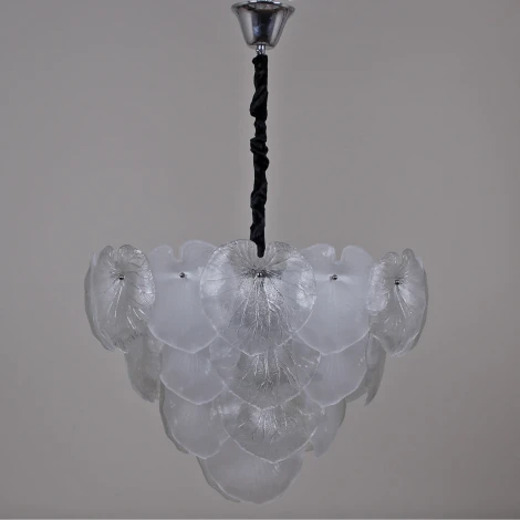 Подвесная люстра ILLUMICO IL5105-12PDI-39 CR (220V, хрусталь, на цепи)