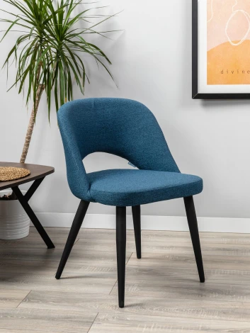 Стул R-Home Lars БлюАрт/Чёрный