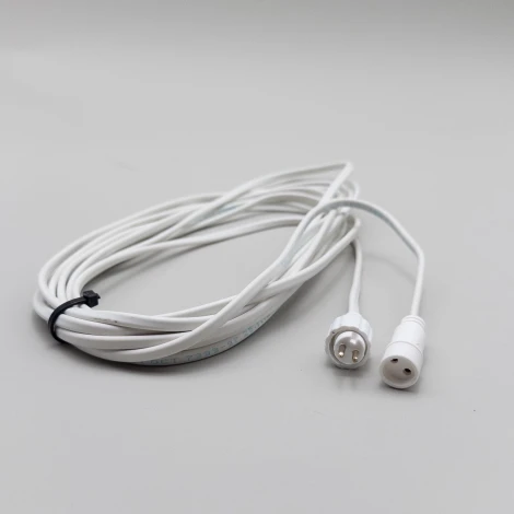 Соединитель 5м для Нитей 24В без возможности управления, Провод Белый ПВХ, IP65 Laitcom SLL5m-8-1