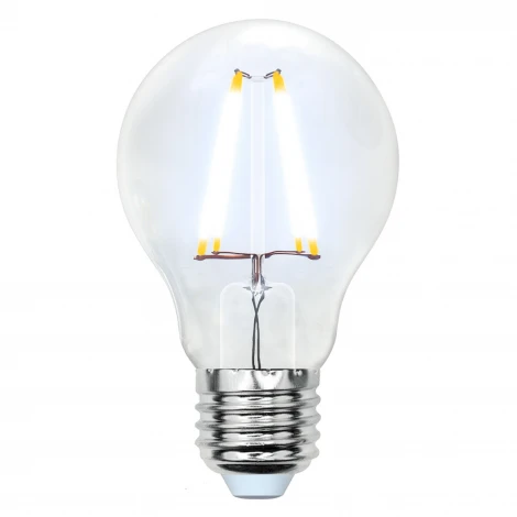 Лампочка светодиодная шар прозрачная E27 8W 4000K Uniel LED-A60-8W/NW/E27/CL GLA01TR