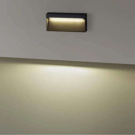 Подсветка для лестниц встраиваемая Odeon Light Vitty 6649/5WL3 черный/металл/акрил IP54 LED 5W 3000K 220V
