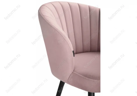 Стул Woodville на металлокаркасе Бэнбу velutto 37 / черный 462397