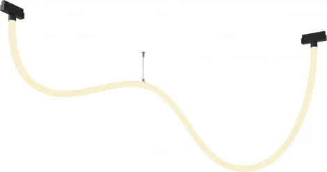 Трековый подвесной светильник с гибким неоном гибкий 48V Tau Exility 3000K 50Вт 360° LED (магнитный) Maytoni Technical TR101-2-50W3K-B