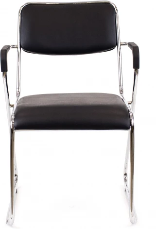 Компьютерное кресло Everprof Fix Plus Chrome Экокожа Черный