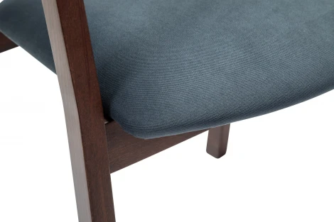 Кресло Dalia Soft Grey/Темный орех R-Home арт.4000125220h_diaggrey_nut