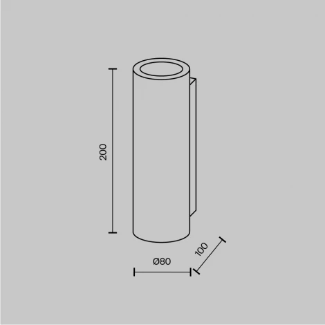 Настенный светильник (бра) Parma GU10х2 5Вт IP 20 Maytoni Technical C191-WL-02-W (220V)