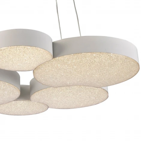 Подвесная люстра Mantra Lunas 5761 (регулировка яркости, LED, 220V, диммер, пульт управления, на тросе)