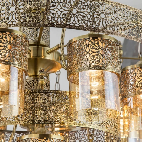 Подвесная люстра Citilux Эмир CL467193 (220V, на цепи, круглые)