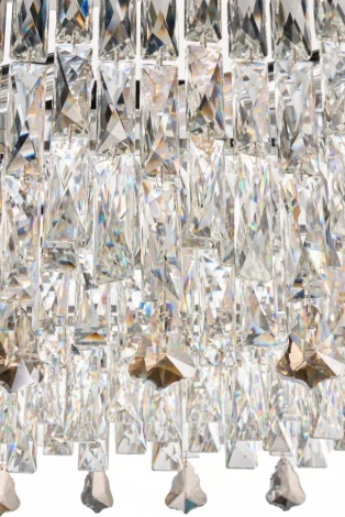 Подвесная люстра Fluorite The Empress FL1062-21P (220V, хрусталь, на цепи, круглые)