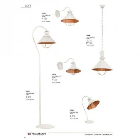 Подвесной светильник Nowodvorski Loft 5048