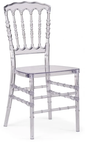 Пластиковый стул Woodville Chiavari 1 clear white 15588