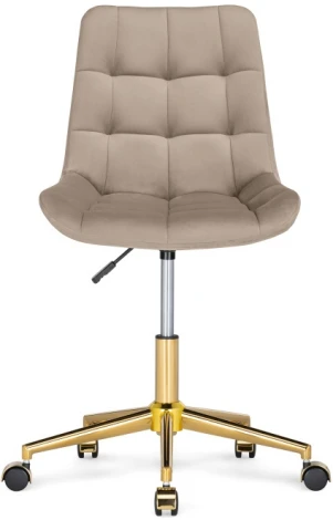 Компьютерное кресло Woodville Честер бежевый (california 102) / золото 533178