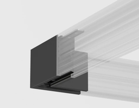 Коннектор угловой 90 для накладного шинопровода Magnetic standard 48V 10mm Ambrella Track System GL1961