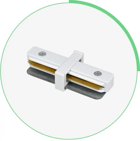 Коннектор прямой для накладного однофазного шинопровода Hesby Lighting Skylite HSBL_0029 (220V)