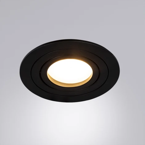 Точечный светильник встраиваемый Arte Lamp Tarf A2167PL-1BK (220V, круглые)