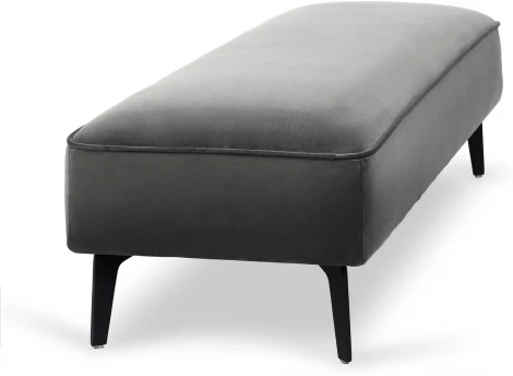 Банкетка Amsterdam ОГОГО (арт.787128), (Ткань,Велюр/Серый)