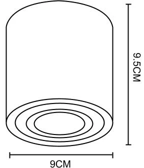 Потолочный светильник уличный Arte Lamp Galopin A1460PL-1BK (220V, круглые, IP44)