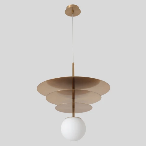 Подвесной светильник Crystal Lux UVA SP1.3 BRASS (220V, на проводе, шар)