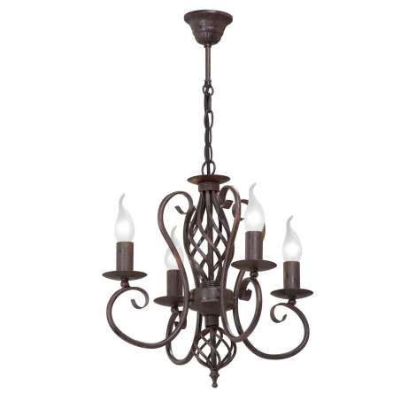 Подвесная люстра Vitaluce V3346/4 (220V, на цепи, свеча)