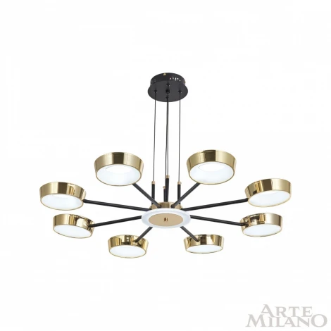 Подвесной светильник Arte Milano 271079/8 BK/GD (LED, 220V, на проводе)