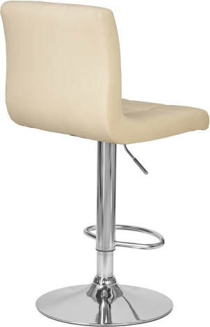 Стул барный DOBRIN CANDY (кремовый) 5006-LM CANDY, цвет сиденья кремовый, основания хром