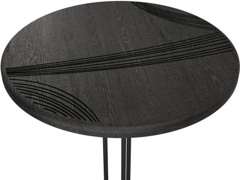 Столик журнальный Sheffilton SHT-CT44-2/H43 сонора/черный муар