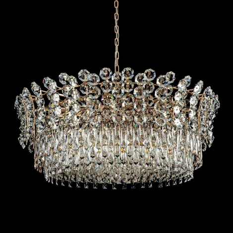Подвесная люстра хрустальная Modelux MODELUX ML.7550.33 GD